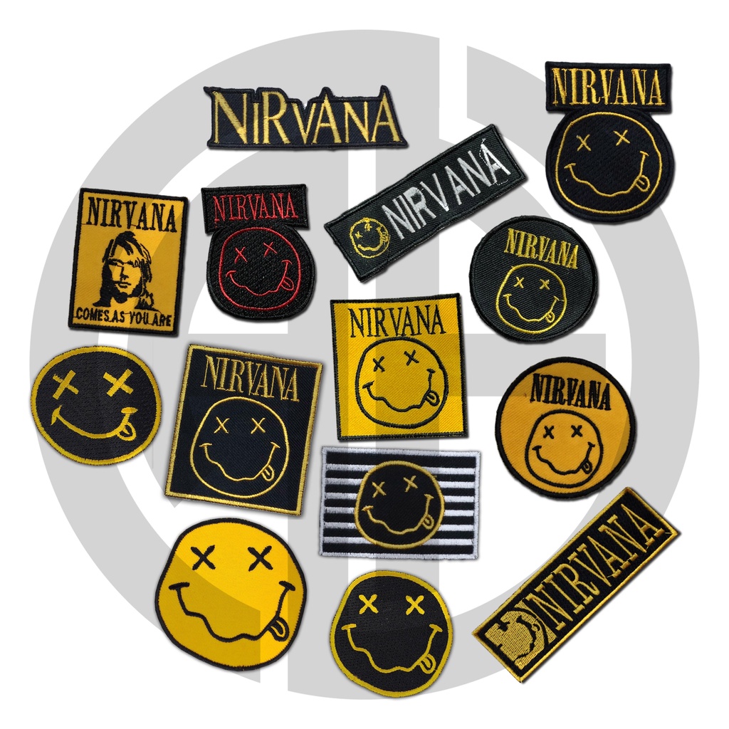 PATCH BORDIR JAHIT/PATCH EMBLEM/AKSESORIS JAKET/LOGO BAND MUSIK