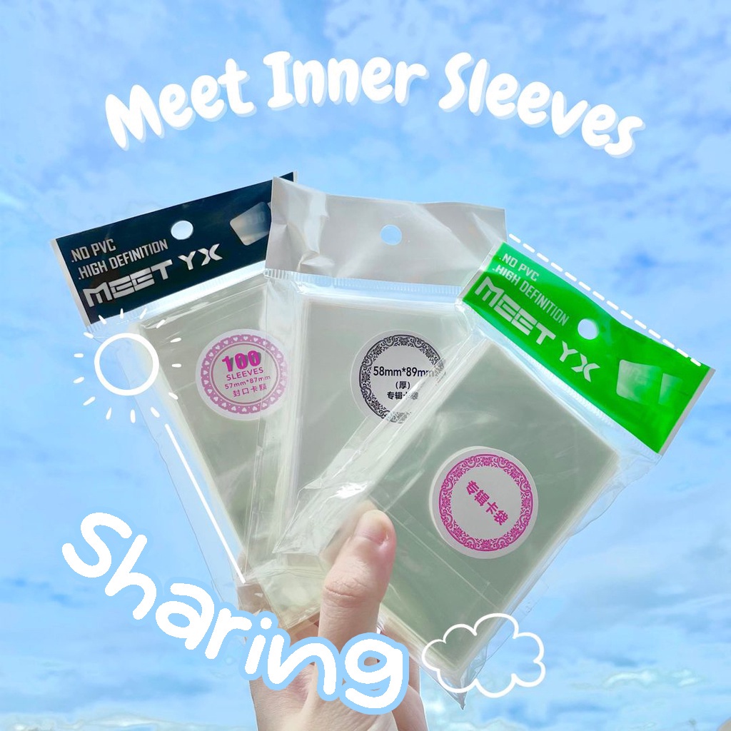 Innersleeve MEET YX untuk Photocard PC / Inner Sleeve