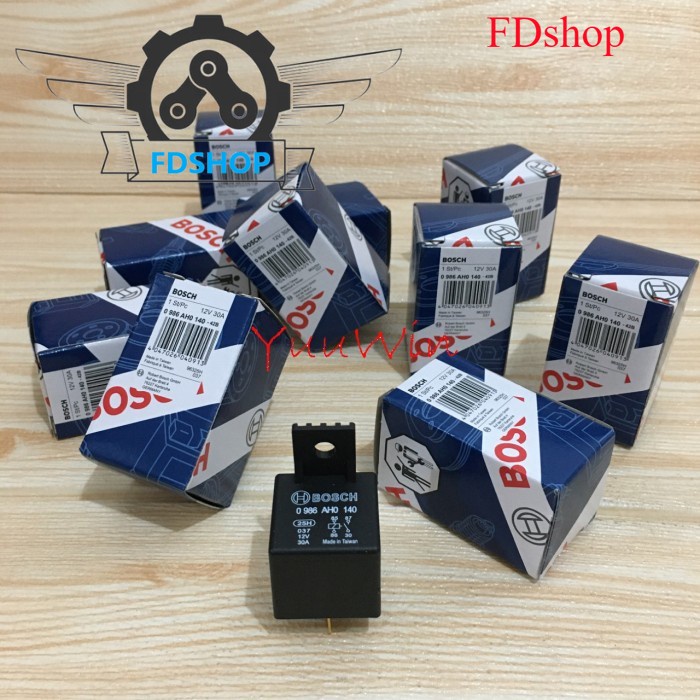 RELAY 12V KAKI 4 30A / RELAY KLAKSON (BOSCH)
