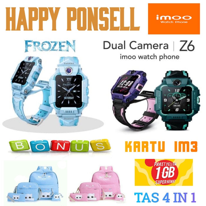 [RO] IMOO WATCH PHONE Z6 HD VIDEO CALL GARANSI RESMI IMOO INDONESIA - hijau no bonus