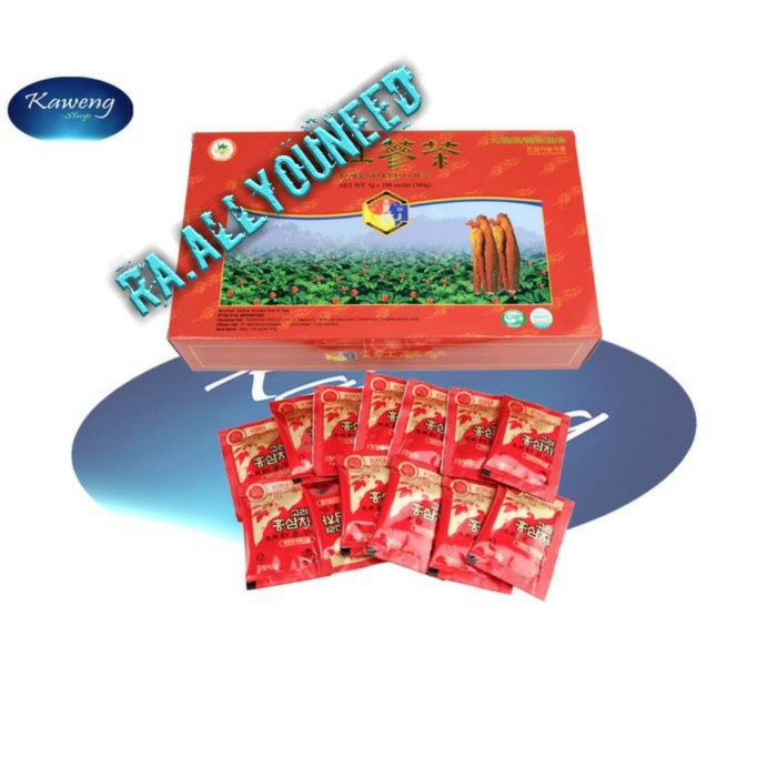

Korean red ginseng|KOREAN RED G-TEA | Teh ginseng merah 100 pcs
