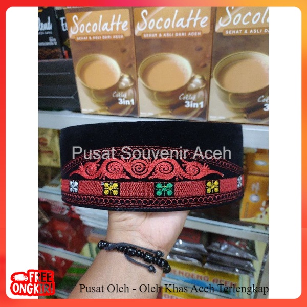 peci / songkok kerawang Gayo | peci bordir khas Aceh