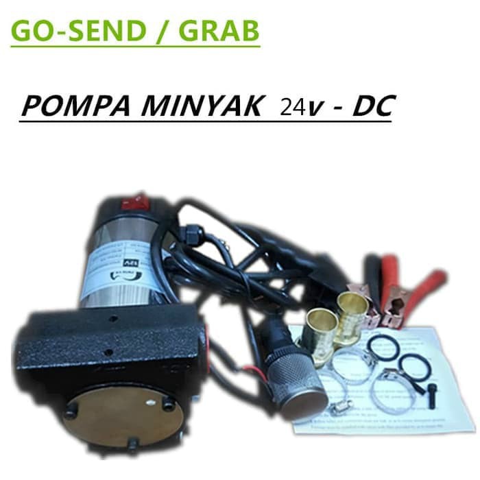 MAXPUMP POMPA MINYAK DC 24VOLT Pompa Dc 24 Volt Khusus Minyak Bensin Oli Pertalite Solar Pertamini p