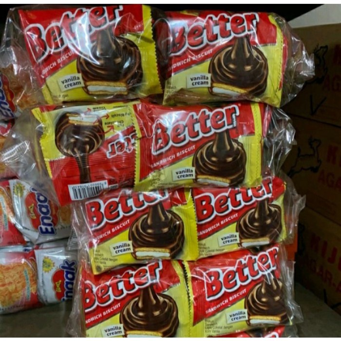 

Better 1 renceng isi 10 pcs Biskuit