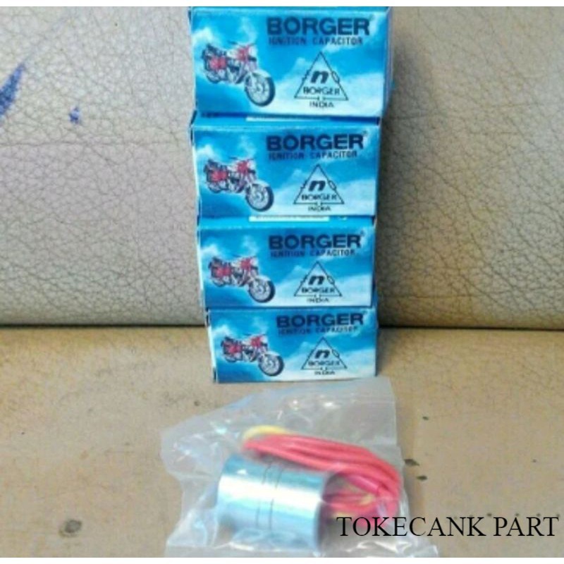 kondensor dalam borger ori vespa vbb super sprint bajaj pts ps
