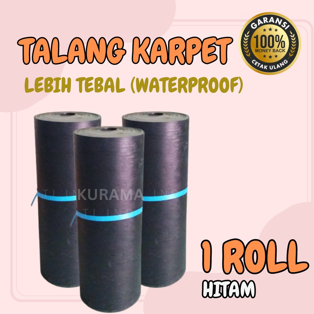 Karpet Talang Hitam 1 roll lebar 90cm