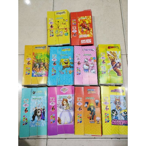 

JOISSHOP KOTAK KADO MOTIF FANCY PANJANG 1 BAL ISI 600 PCS