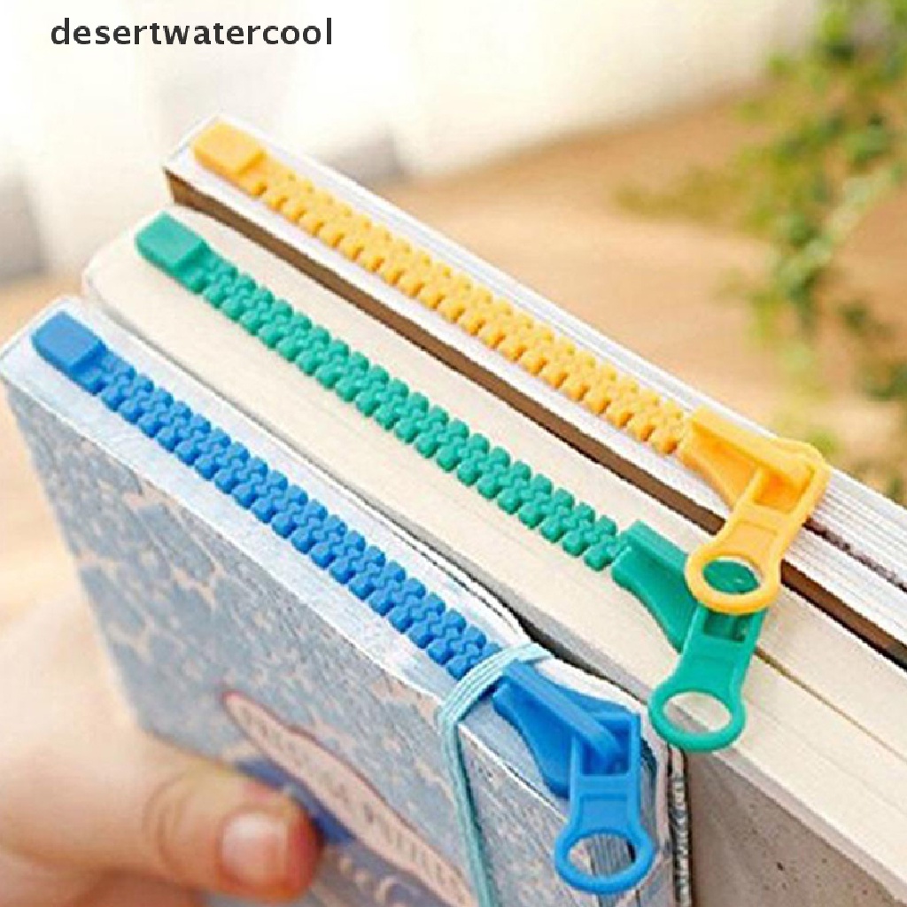 Deid Kreatif Zipper Bookmark Penanda Buku Membaca Notepad Menandai Alat Tulis Siswa Martijn