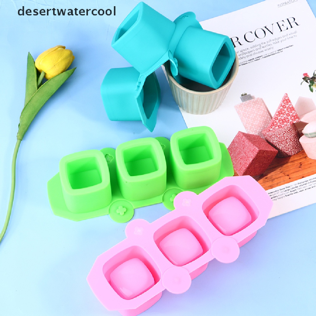 Deid Cetakan Pot Bunga Silikon Persegi DIY Concrete Planter Cement Succulent Pot Molds Martijn