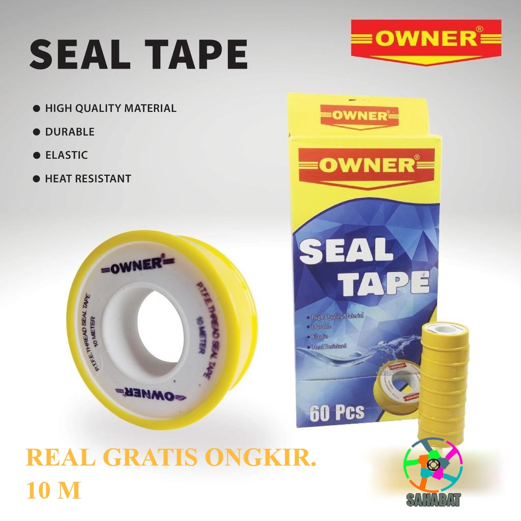 OWNER ORIGINAL SEAL TAPE AIR / SELTIP / ISOLASI AIR / ISOLASI KRAN