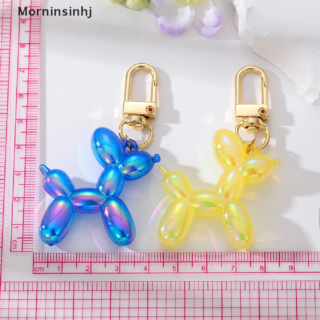 Mornin 1pc Kawaii Kartun Hewan Pasangan Gantungan Kunci Key Ring Untuk Wanita Pria Baru Warna-Warni Lucu Tas Hewan Peliharaan Mobil Holder Airpods Box Perhiasan id