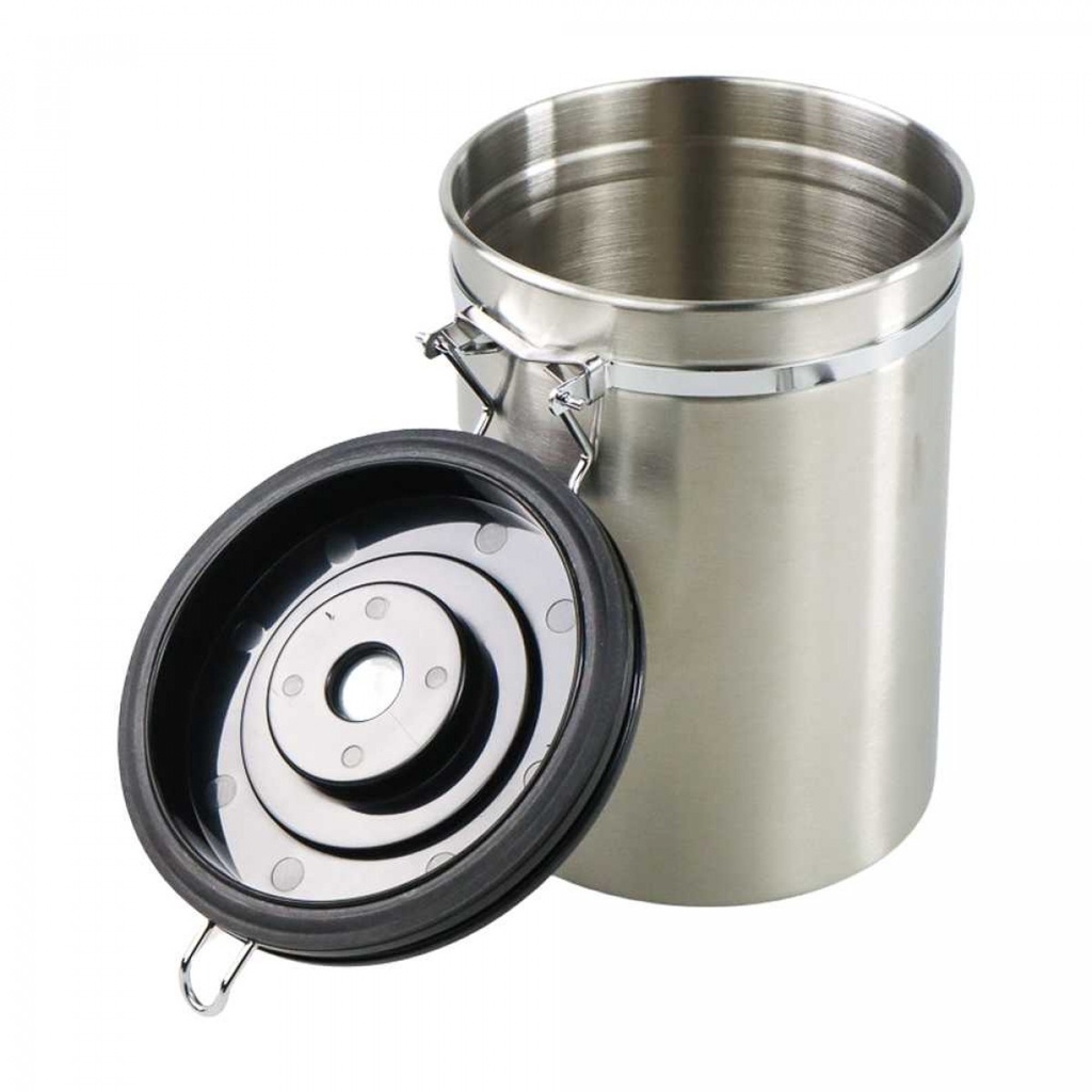 Toples Kedap Udara Penyimpanan Multifungsi 1.8L Stainless Sealed Tank