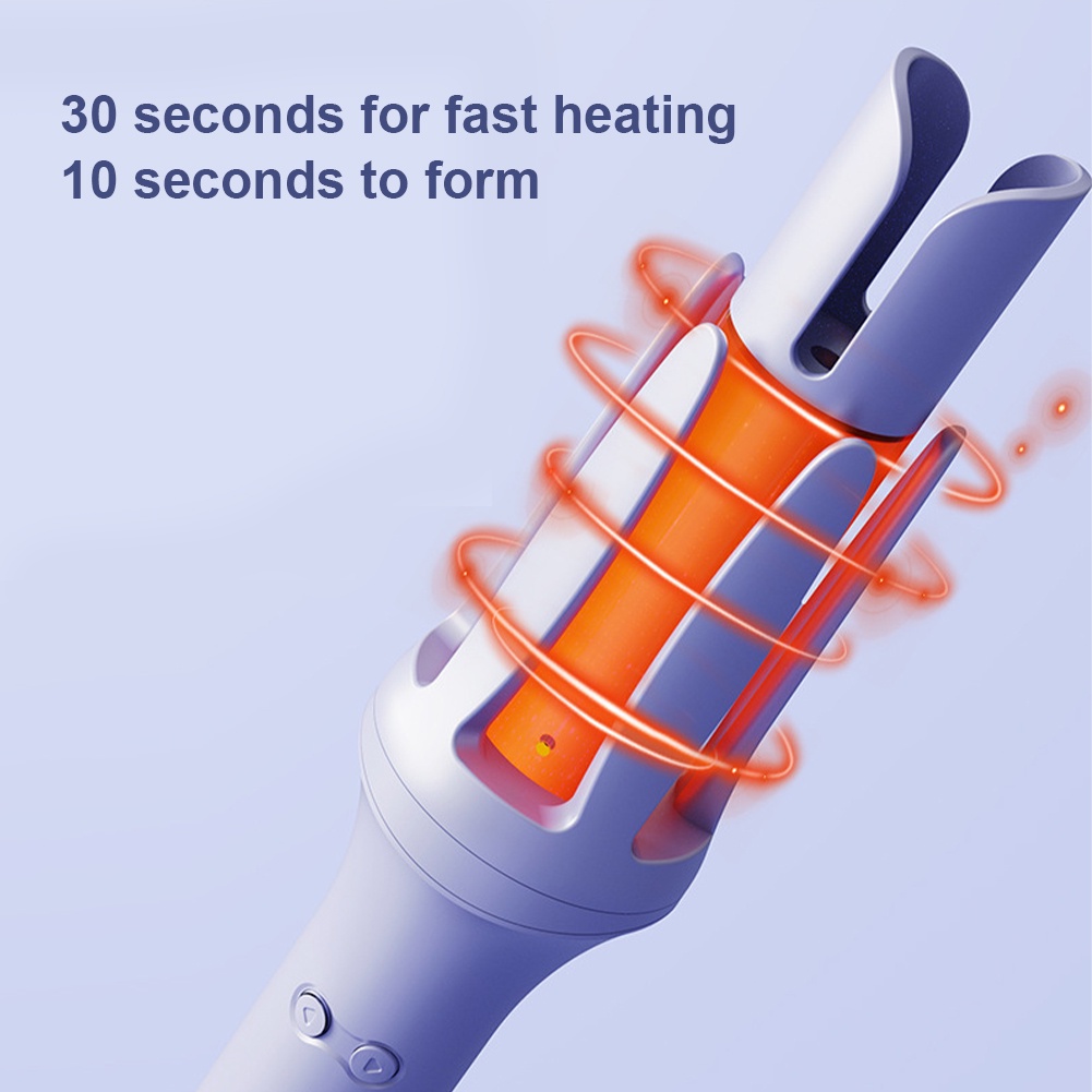 Automatic Curling Iron Automatic Hair Curler Alat Pengeriting Rambut Otomatis Gaya Ion negatif tidak melukai rambut