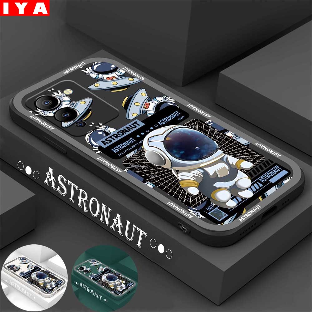 Silikon Case Infinix Note12 G96 12 Pro Hot 20S Note 11smart 6smart 5panas 11S NFC Hot 11main 12 10Play 9main Panas 10S Hot 10T Astronot Pesawat Luar Angkasa Lembut Phone Cover