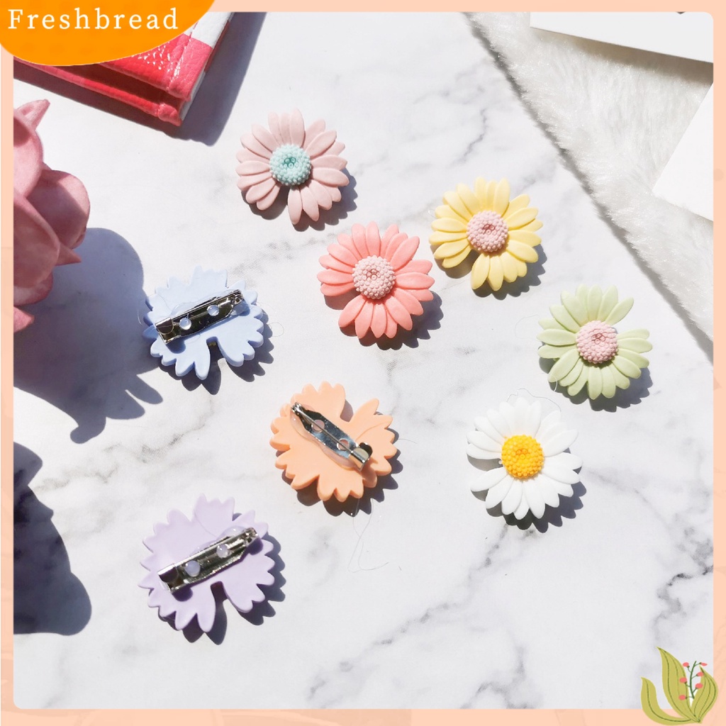 &lt; Freshbread &gt; Bros Pin Krisan Gap Jepang Style Unisex Kartun Bunga Pasangan Bros Pakaian Dekor