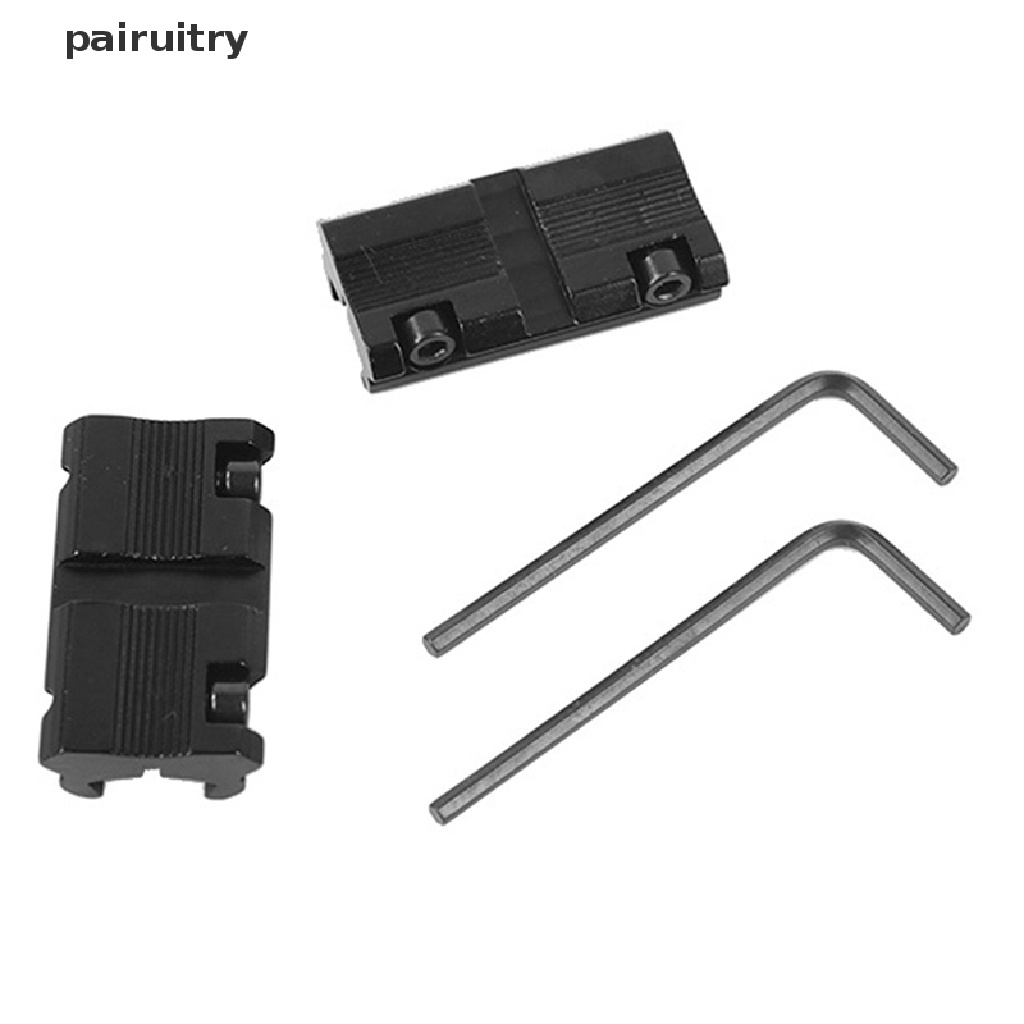 Prt 2Pcs Adapter Mount Base 11mm Dovetail 20mm Penenun Picany Rel PRT