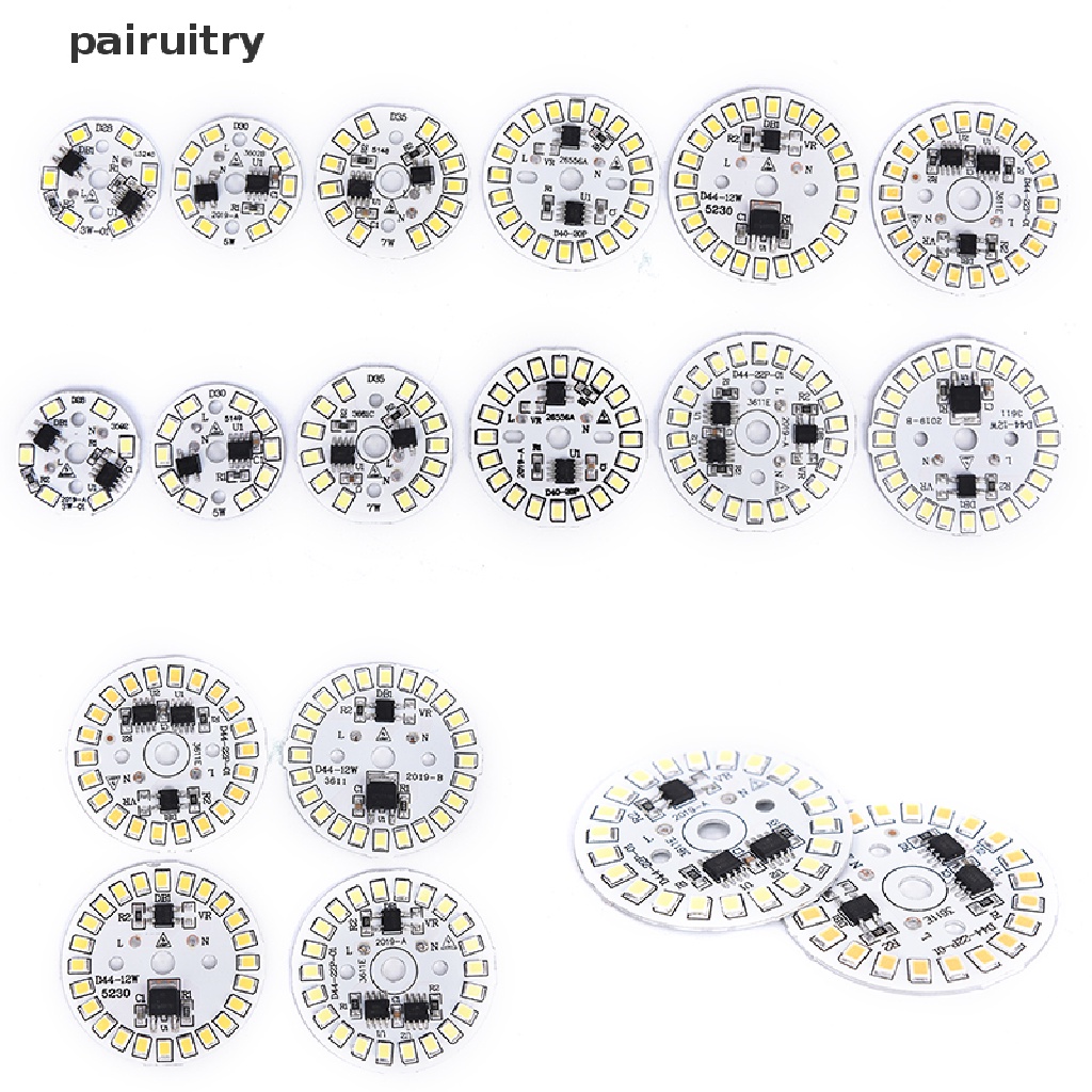 Prt Lampu Patch Bohlam LED Plat SMD Modul Melingkar Plat Sumber Cahaya Untuk Lampu Bohlam  Prt