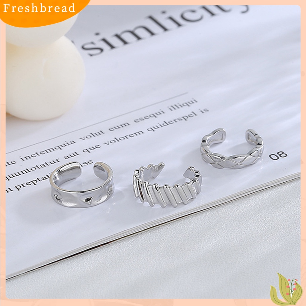 &lt; Freshbread &gt; 1Pc Klip Telinga Pengerjaan Halus Indah Sehari Hari Memakai Tembaga Klip Telinga Lady Non-Piercing Untuk Pesta