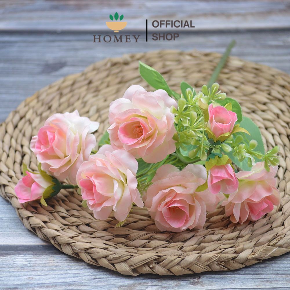 HOMEY - Bouquet bunga M36 ROZU Artifisial Dekorasi