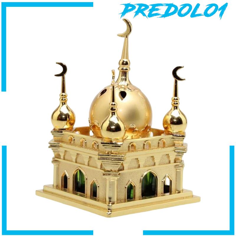 [Predolo1] Ornamen Interior Mobil Kerajinan Tangan Model Masjid Untuk Hadiah Liburan Rumah