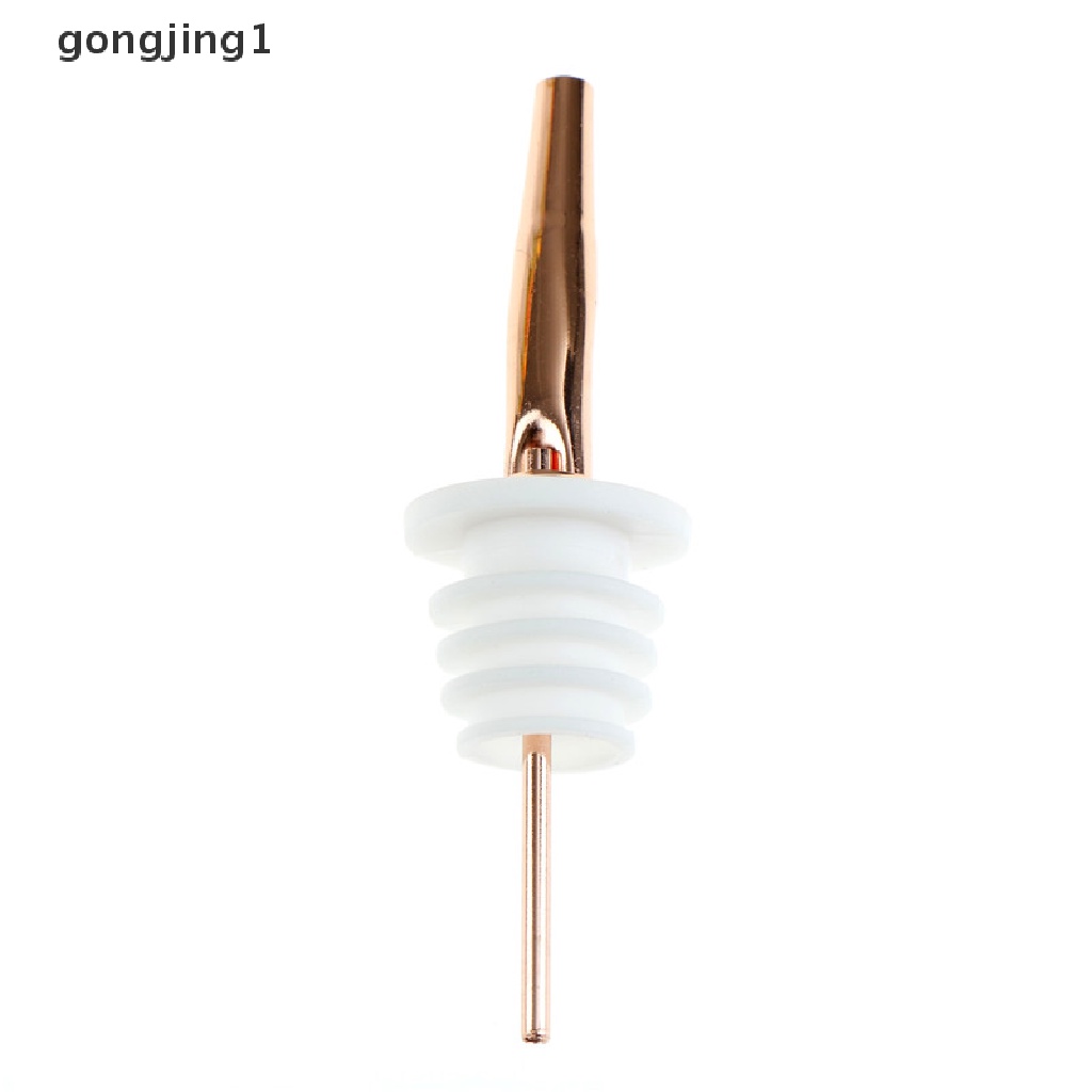 Ggg 1Pc Rose Gold Stainless Steel Botol Minuman Keras Spirit Pourer Gratis Flow Pour Spout ID