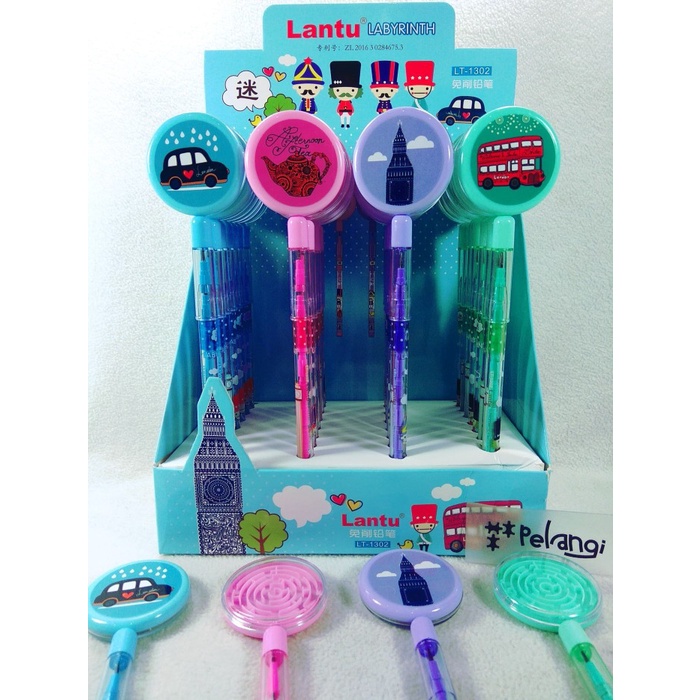 

Pinsil Sambung Lantu LT1302 Koin London Labyrinth Isi 4 Pcs