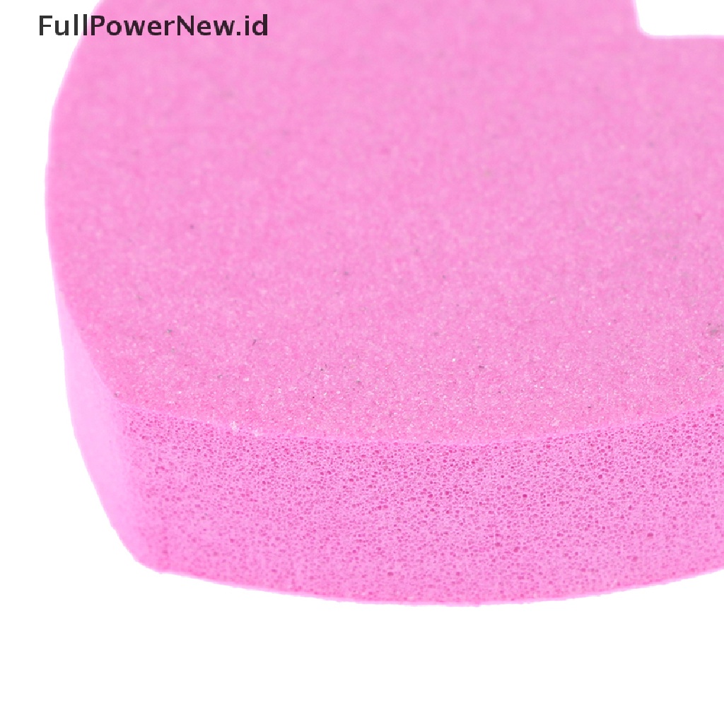 Power 10Pcs Pink Bentuk Hati Kikir Kuku Alat Manicure Nail Emery Board Manicure ID