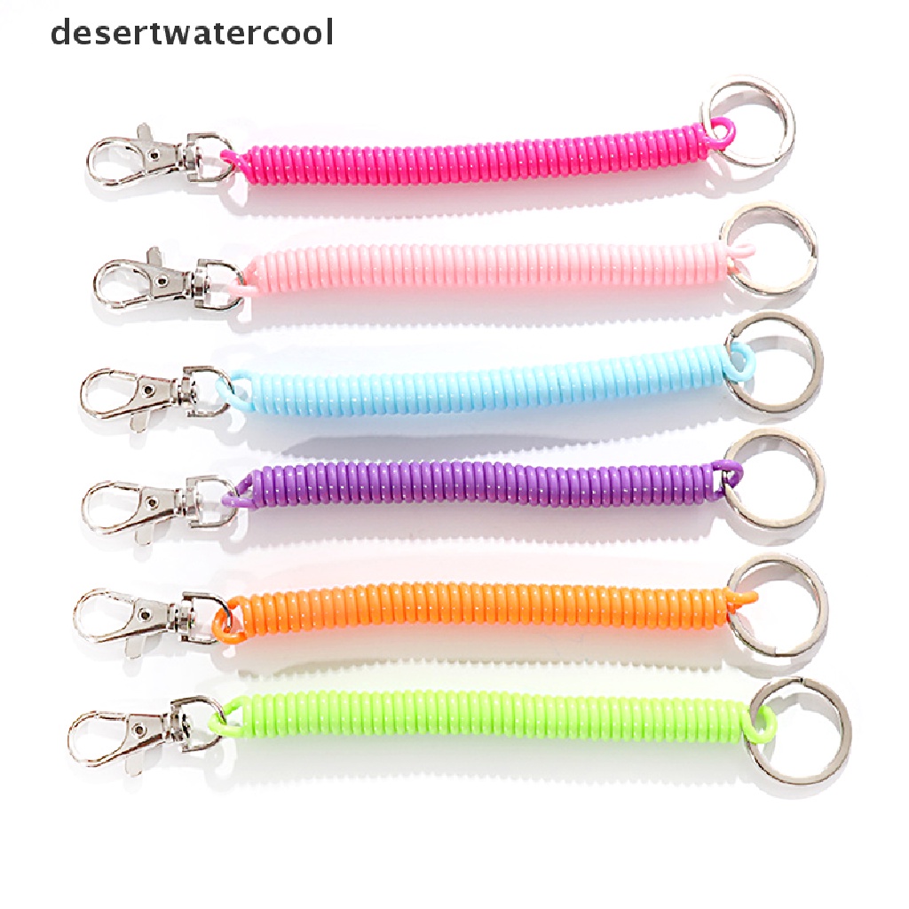 Deid Kait Lobster Clasp Spring Melar Coil Keyring Gantungan Kunci Swivel Lobster Clasp Martijn