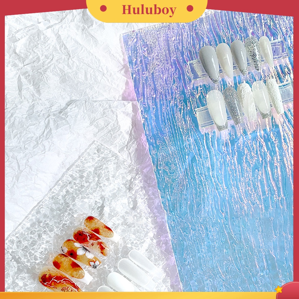 {In Stock} Papan Display Kuku Latihan Seni Efek Aurora Bahan Akrilik High End Warna-Warni Nail Art Display Stand Board Alat Untuk Manicure