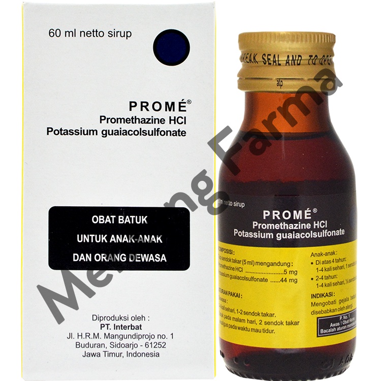 Prome Sirup 60 mL - Obat Batuk Alergi