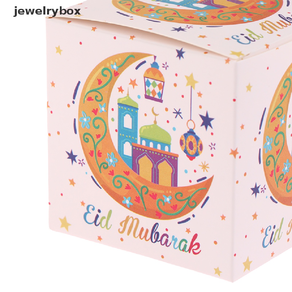 [jewelrybox] 5pcs EID Mubarak Candy Box Dekorasi Ramadhan Gift Packing Box Perlengkapan Pesta Butik