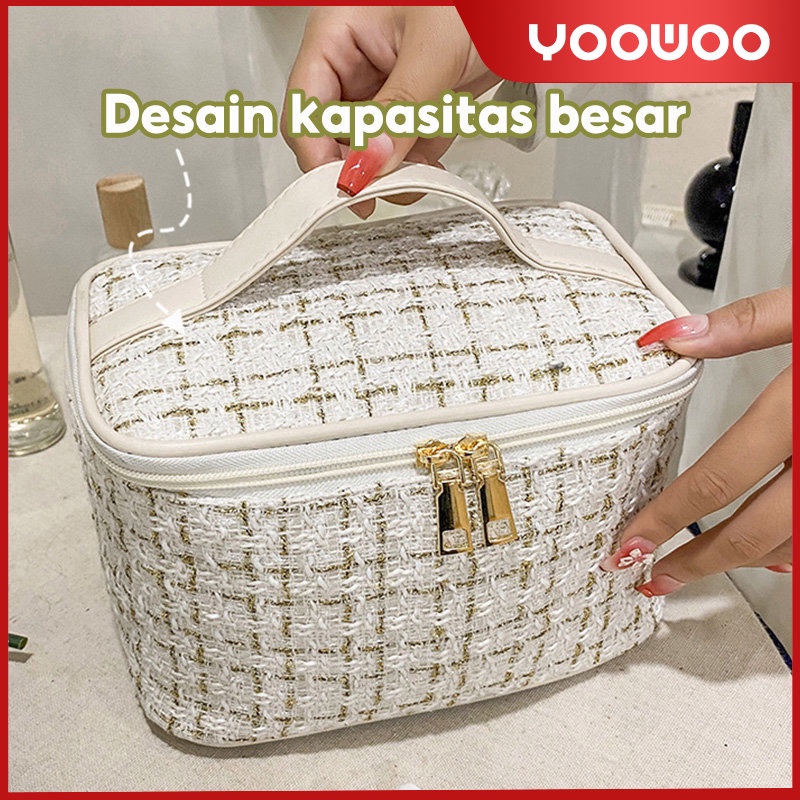 Tas kosmetik / pouch kosmetik / tas kosmetik portable / professional cosmetic bag