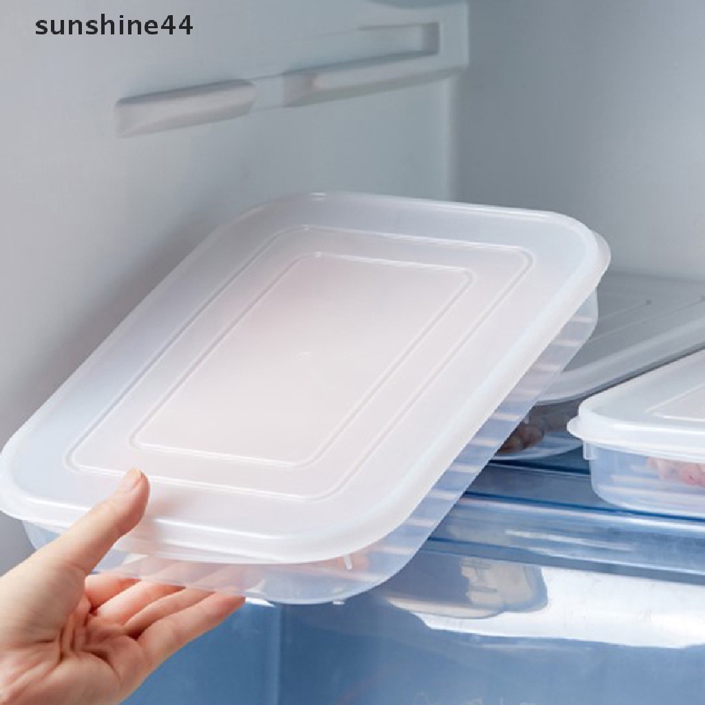 Sunshine Tempat Penyimpanan Kulkas Daging Ikan Kotak Penyimpanan Kulkas Sayur Storage Box ID