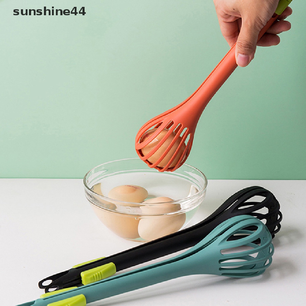 Sunshine 1Pc al Pengocok Telur Egg Milk Whisk Pasta Penjepit Makanan Klip Mixer ID