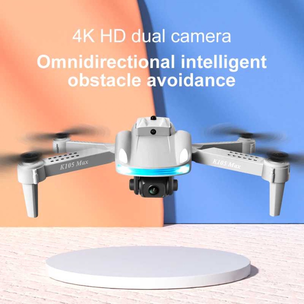 Quadcopter Drone RC Foldable WiFi Dual Camera 4K Foto Video Record