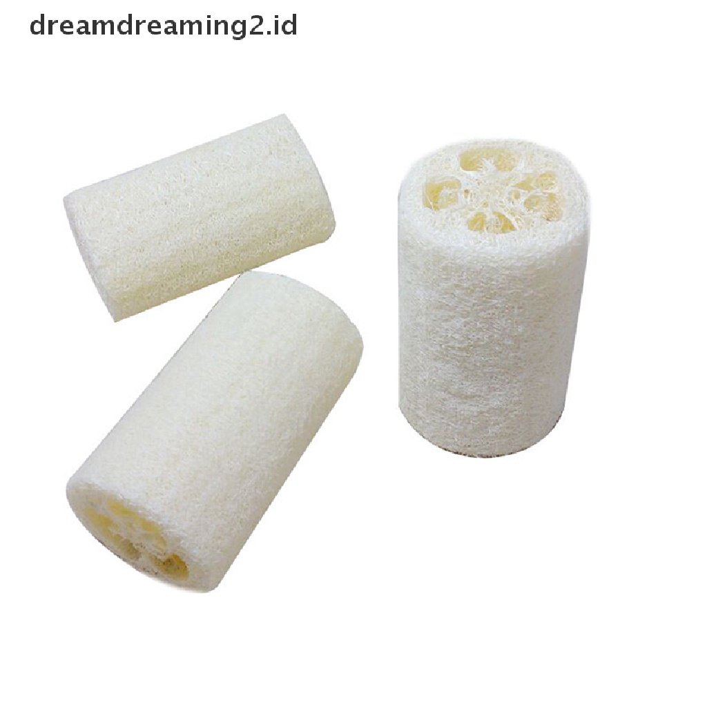 (hot) Loofah Luffa Alami Mandi Shower Cuci Body Pot Bowl Sponge Scrubber//