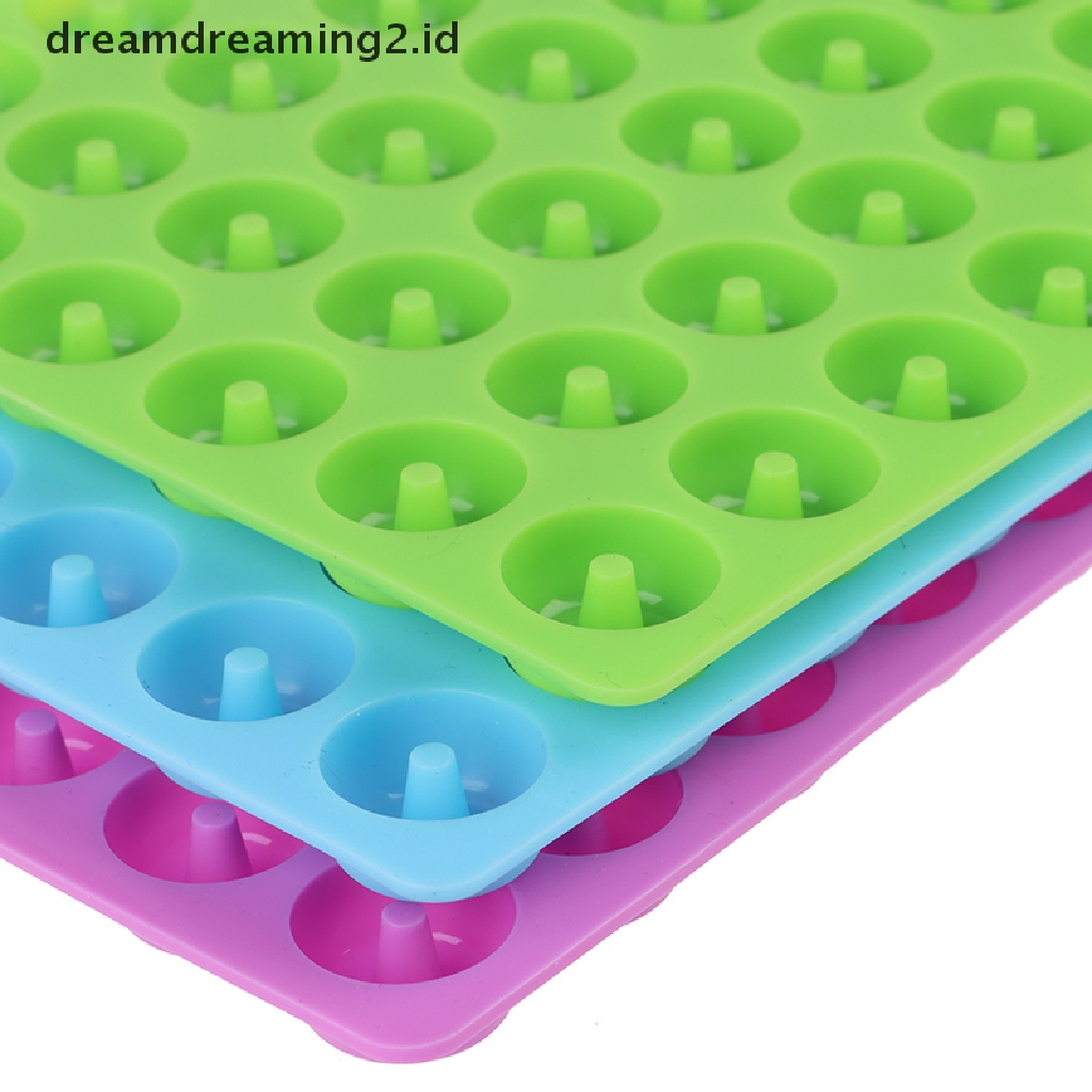 (hot) 48rongga Cetakan Donat Mini Bakeware Dessert Biskuit Kue Baking Pan Cetakan Es//