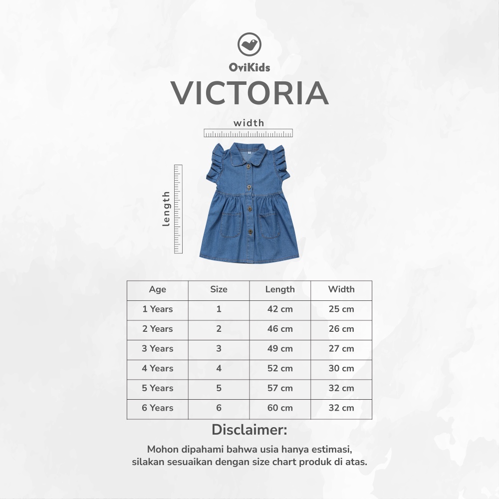 OVIKIDS VICTORIA / DRESS ANAK PEREMPUAN