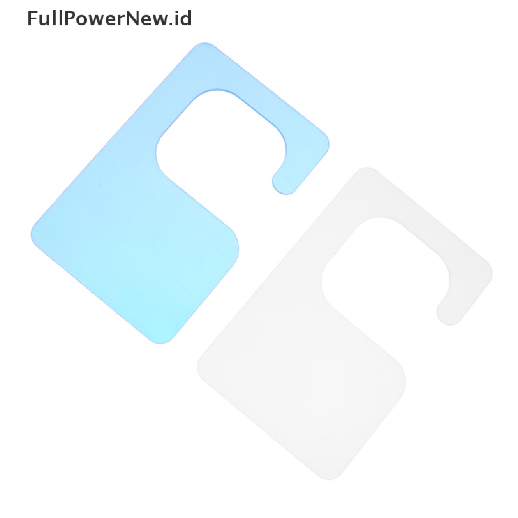 Power Aurora Papan Display Nail Art Transparan Akrilik Pajangan Sample Kuku Palsu ID