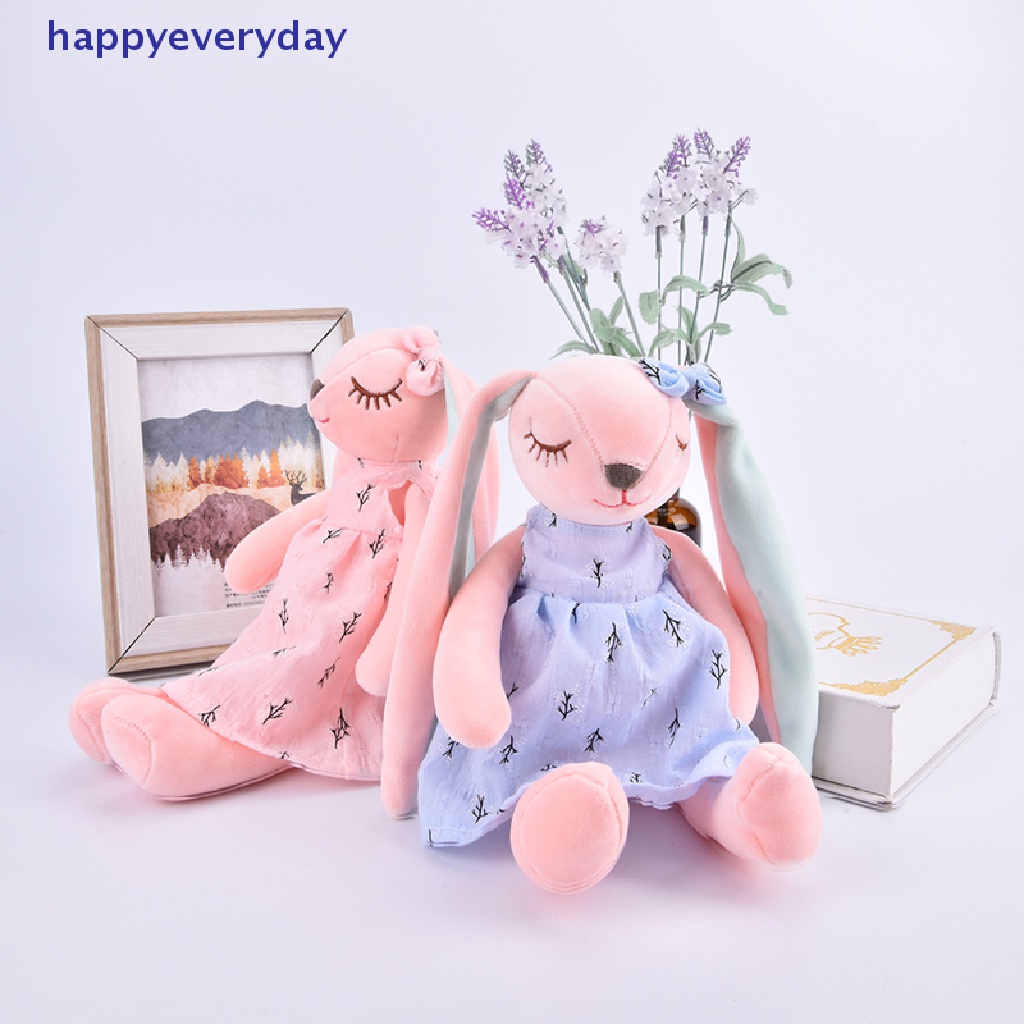 [happy] Lucu Kartun Telinga Panjang Boneka Kelinci Rabbit Sleeping Mate Boneka Mainan Mewah [ID]