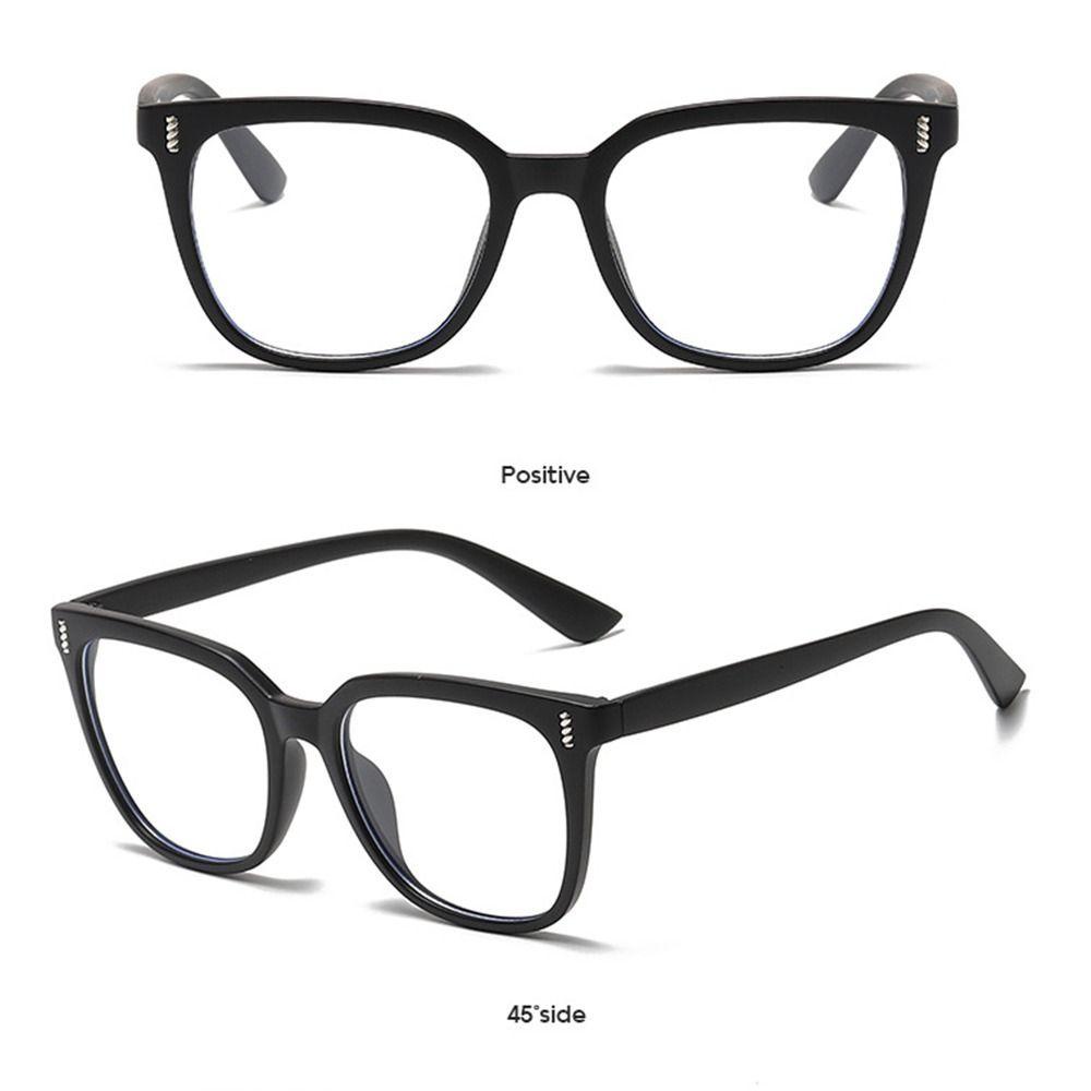 R-flower Square Glasses New Fashion Vision Care Gradient Oversized Kacamata Optik