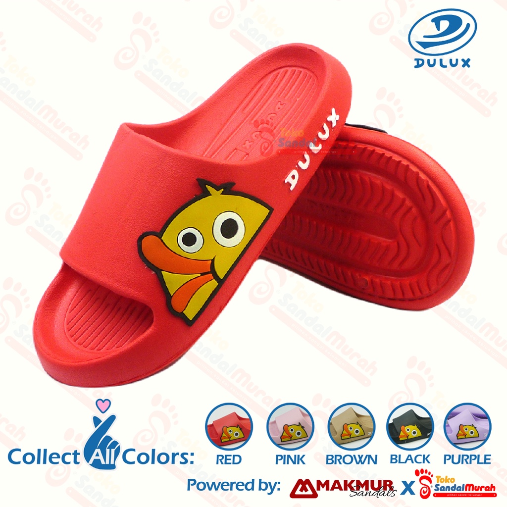 Toko Sendal Murah - Sandal Anak Slop Uk 30 - 35 / Sandal Lucu Anak Motif Bebek / Sandal Slop Nyaman / Sandal Casual Outdoor / Sandal Santai Sehari - hari [Toko Sendal Murah M 509 C]