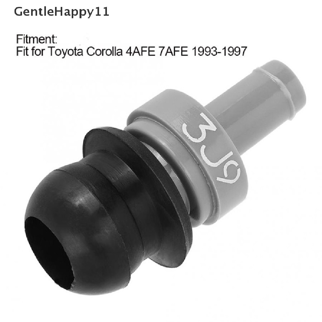 Gentlehappy 2Pcs/Set Seal Grommet Katup Lubang Angin PCV Mesin Mobil 12204-15050, 90480-18001 id