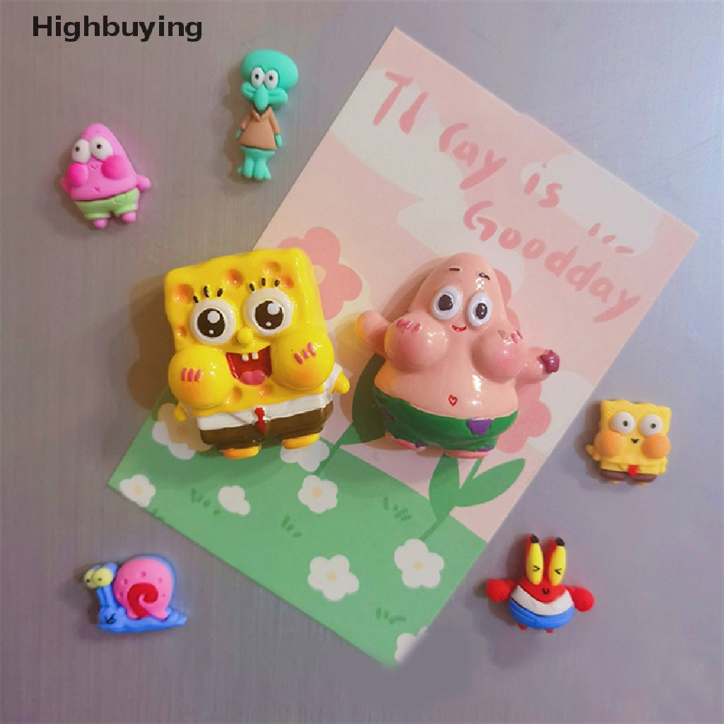 Hbid Kartun Diy Resin Aksesoris Kreatif 3D Lucu Kulkas Dekorasi Rumah Magnet Glory