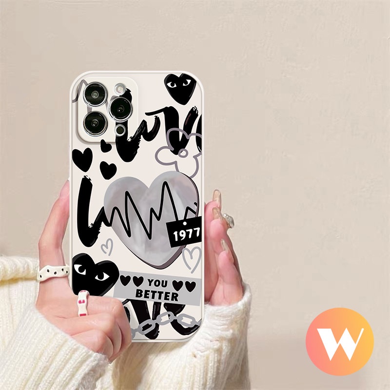 Comme des Garcons Love Heart Casing Infinix Smart 5 4 6 Plus Hot 9 10 12 11 Play Hot 20 9 11 12i 8 11 11s 10t 10Lite 12 20s 10s Note 12 G96 8 12pro 12 2023 Straight Edge Soft Case