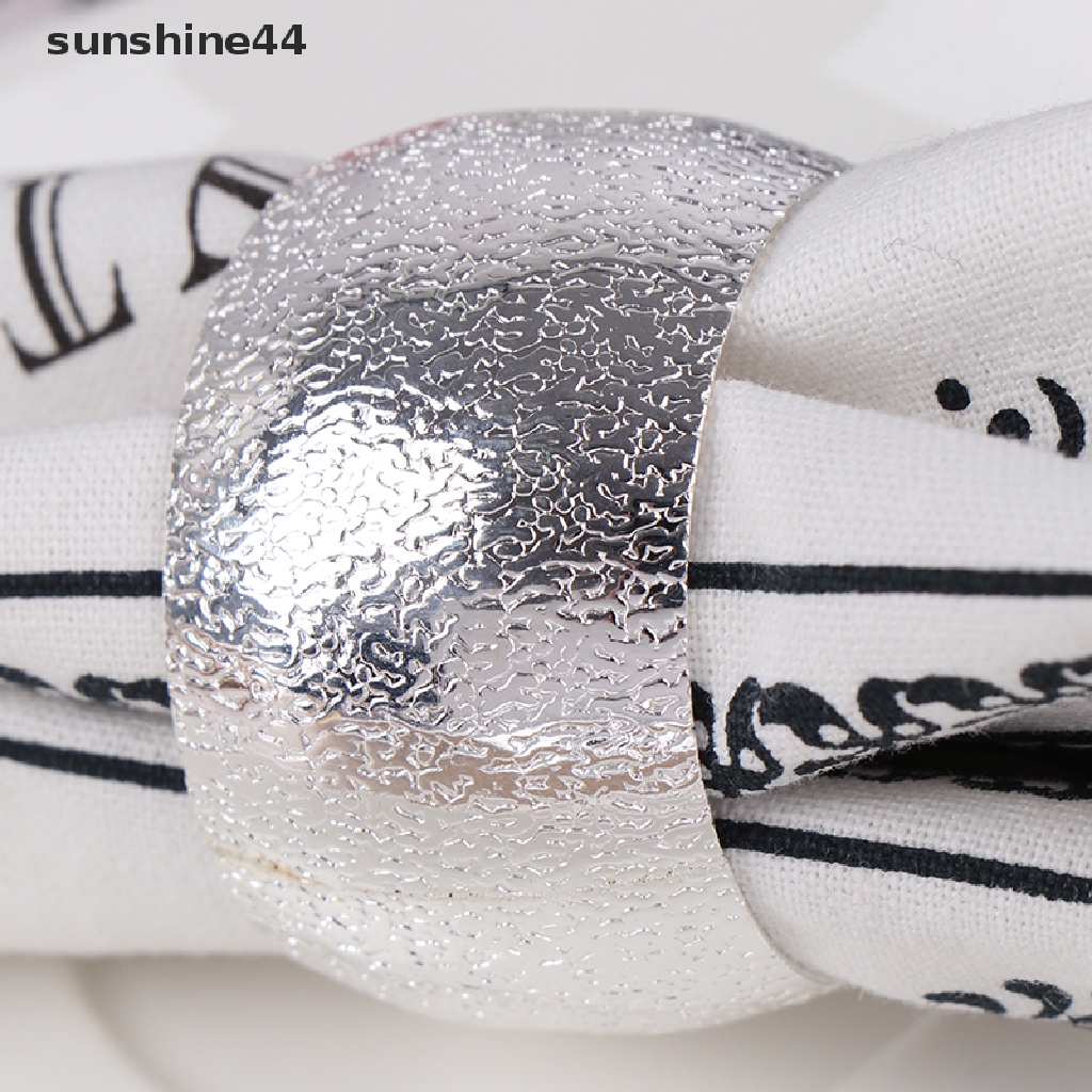 Sunshine Napkin Rings Wedding Party Hotel Serviette Gesper Tempat Serbet Dekorasi Meja ID