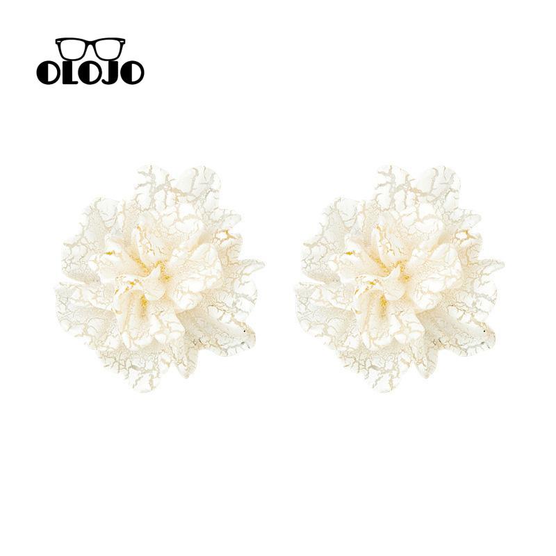 【COD】Anting Pejantan Camellia Polos Anting Lucu Trendi Sederhana925 Perak Temperamen Gadis Anting Bunga Camelia Musim Semi Musim Panas