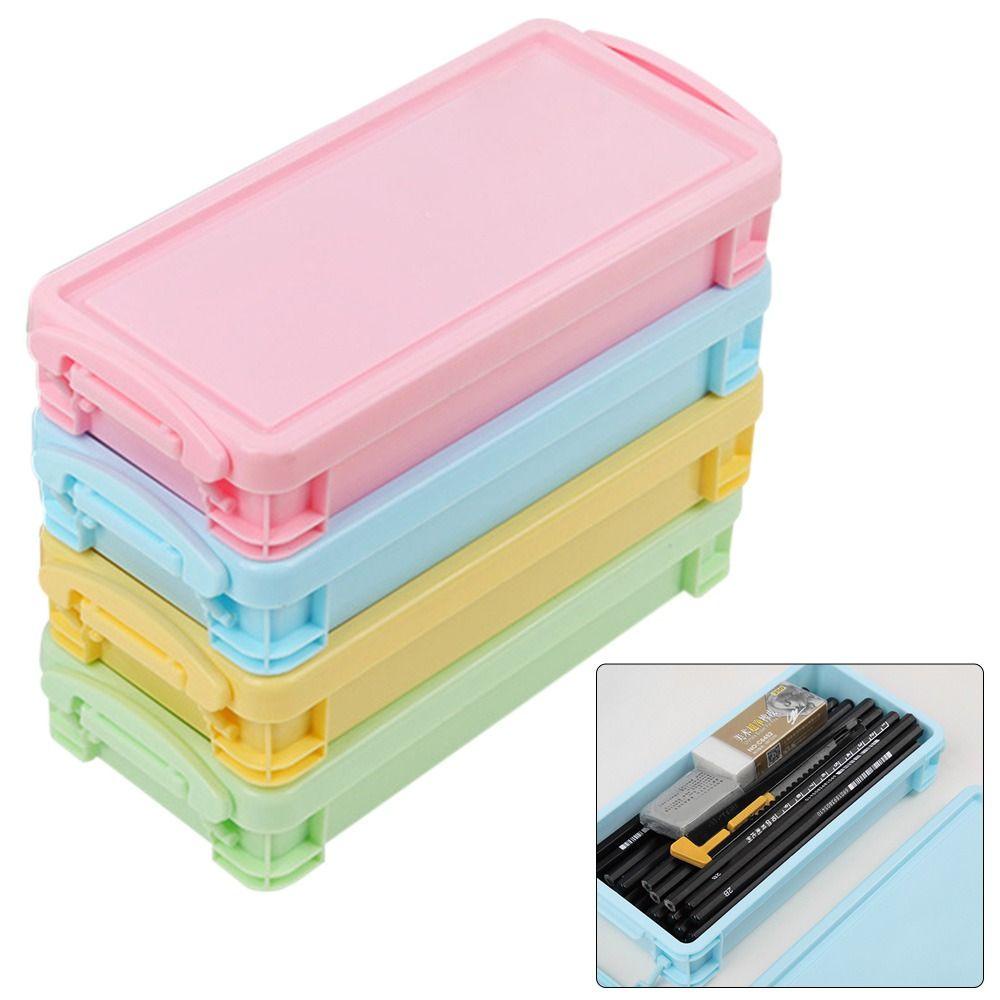 Kotak Pensil Nanas Portable Permen Warna Multi-Fungsi Desktop Storage Box