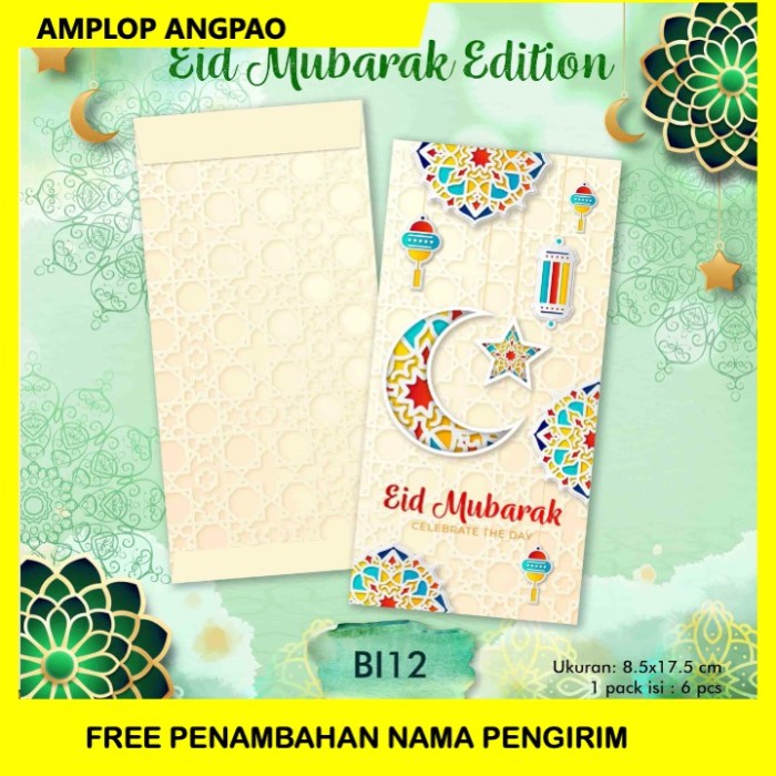 

AMPLOP ANGPAO THR LEBARAN MODEL PANJANG - BL12