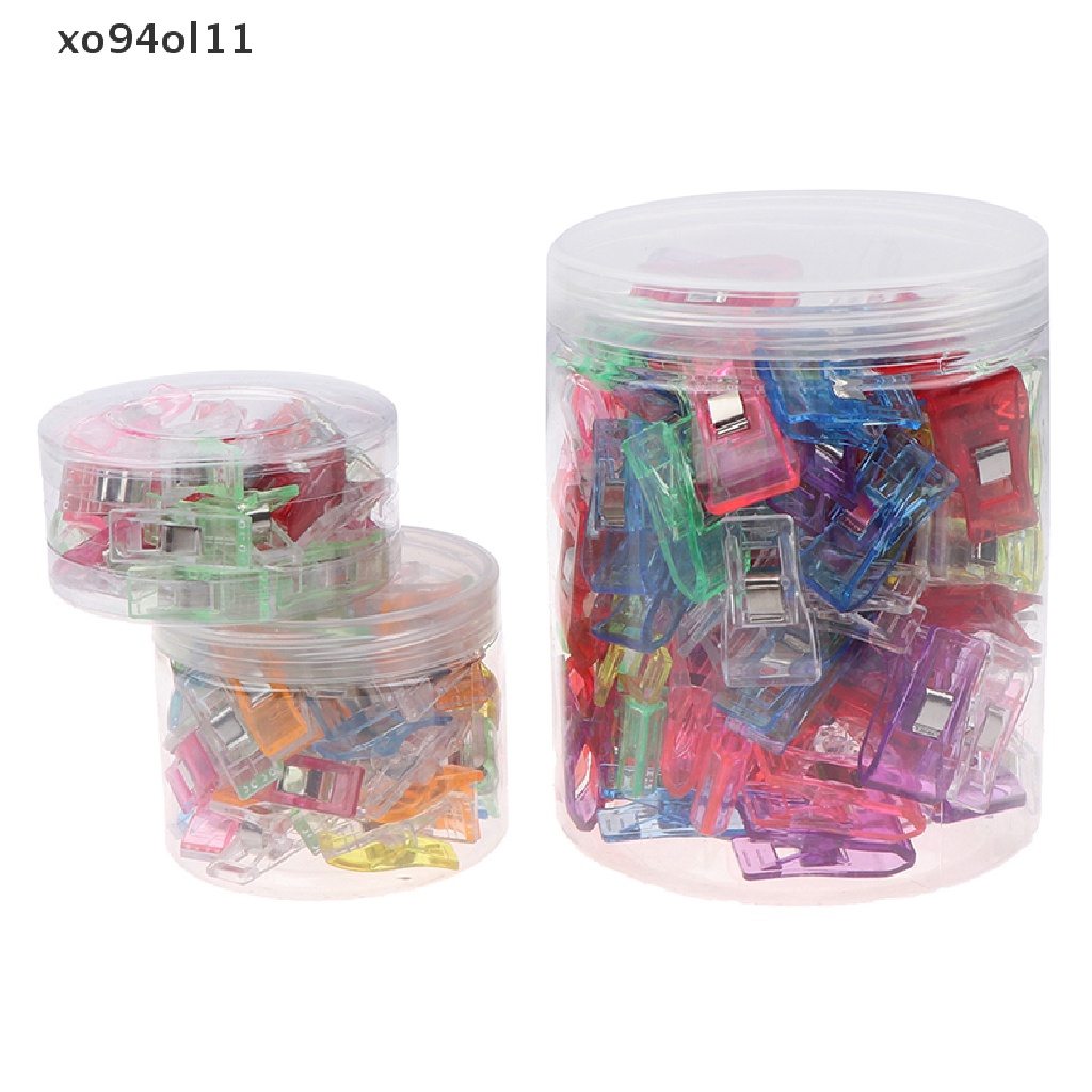 Xo 50/100PCS Pack Clover Wonder Clips Untuk Kerajinan Quilg Jahit Knitg Crochet OL